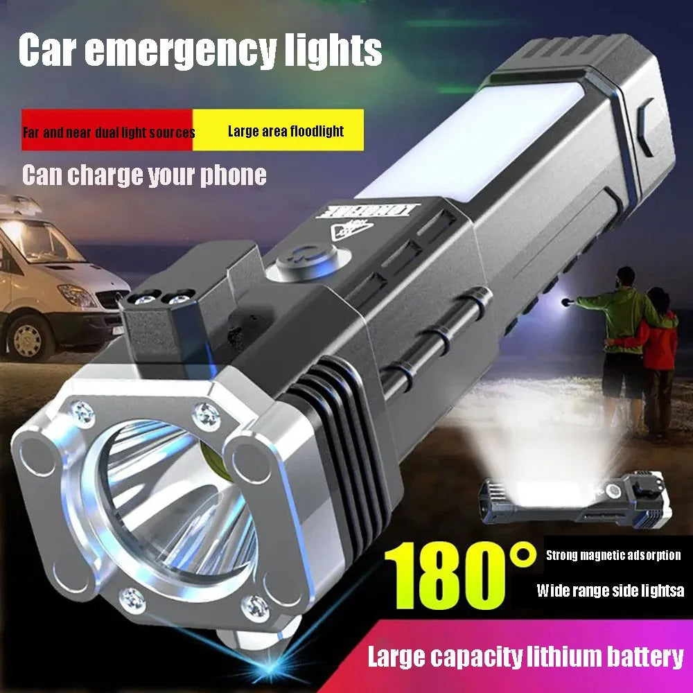 Rechargeable High-Power LED Flashlight – Multifunctional 1200 Lumen Flashlight for All Your Lighting Needs