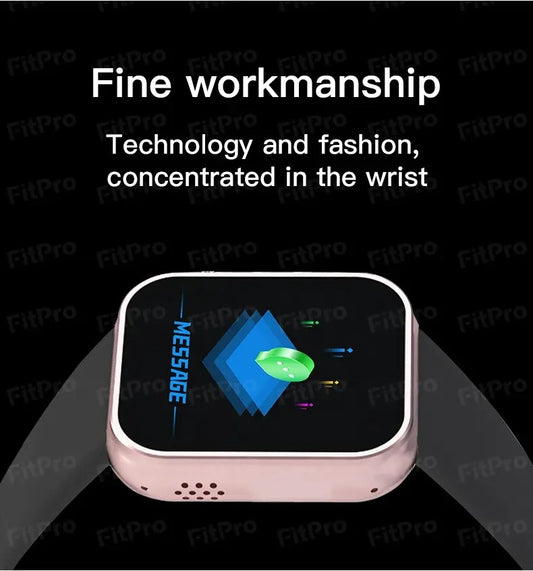 Fit Pro Ultra Bluetooth Smart Band - Fitness Tracker with Heart Rate Monitor, Activity Tracker, and Sleep Tracking (Random Color