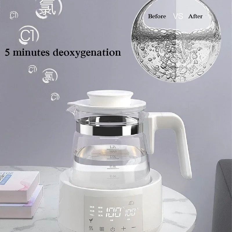 Infant Thermostatic Milk Regulator - 1.2L Baby Kettle with 24-Hour Warmth & Smart Insulation